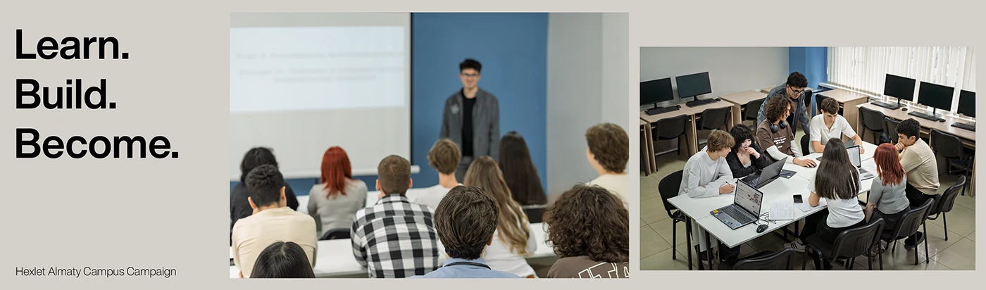 HEXLET ALMATY — Campus Campaign website preview